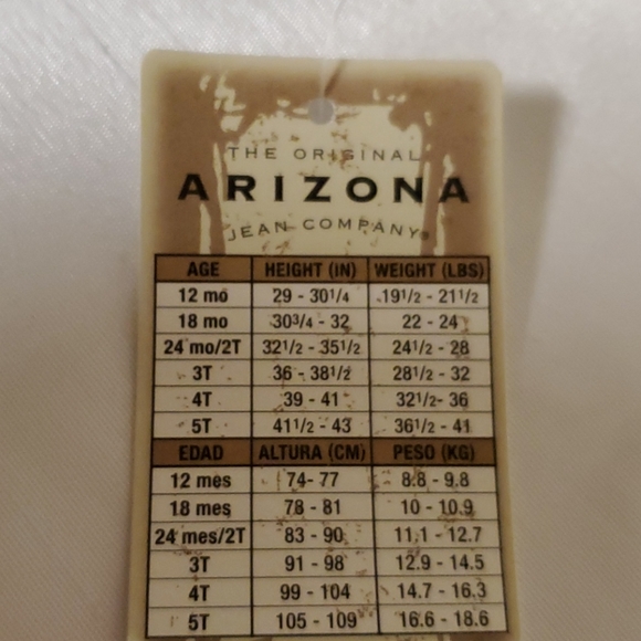 18 Months 100% Cotton Arizona Jean Company Toddler Coverall's - Picture 4 of 4